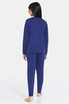 Zivame Girls Disney Knit Cotton Pyjama Set - Bellwether Blue — thumbnail 3